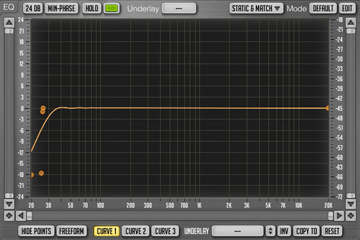 EQ-30Hz以下をカット